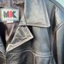 MDK Major Design Korporation dark brown leather jacket Image 9