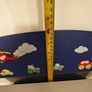 Painted wooden bedside locker + kids wall shelf, bundle Image 8