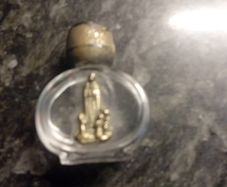 Our Lady Of Lourdes Holy Water Bottle