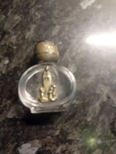 Our Lady Of Lourdes Holy Water Bottle