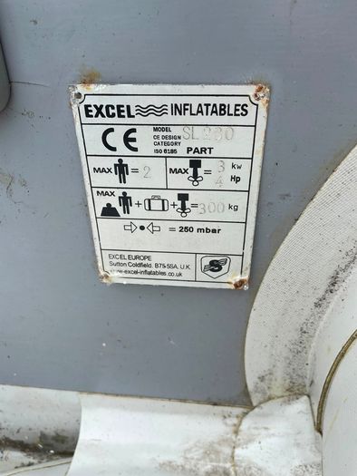 Excel 2.3m Dingy with Engine