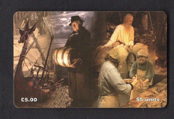 1999 Isle of Man UK5/ 55 units House of Manannan (Siemens - S37) Phone Card