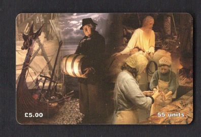 1999 Isle of Man UK5/ 55 units House of Manannan (Siemens - S37) Phone Card