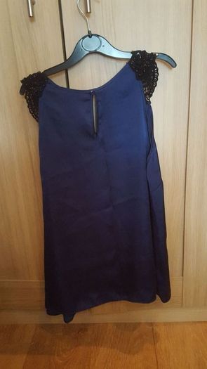 Ladies Navy beaded top