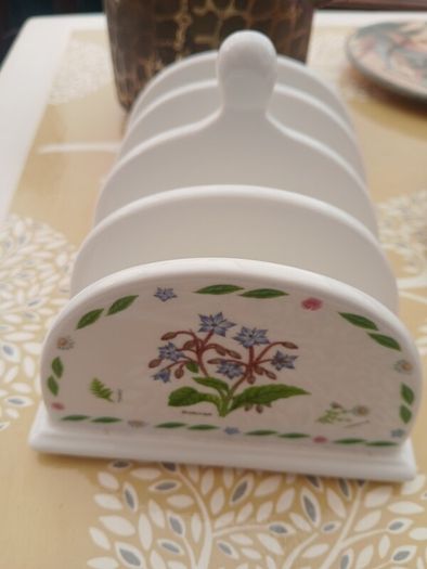 toast rack, Ceramic, The Leonardo Collection, botanical pattern