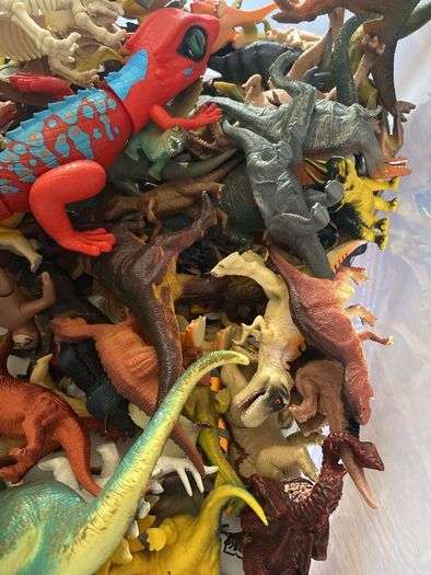 box of dinosaurs