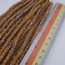 Vintage African Style Stripe Glass 4-5.5mm Beads Necklace Strand Image 9