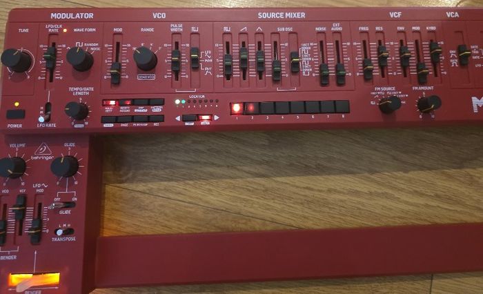 Behringer MS-101 Working, no Keyboard