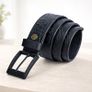 Premium Embossed Genuine Leather Belt Stylish Vintage Designer Belt Durable Formal & Casual Waist Belt Image 3