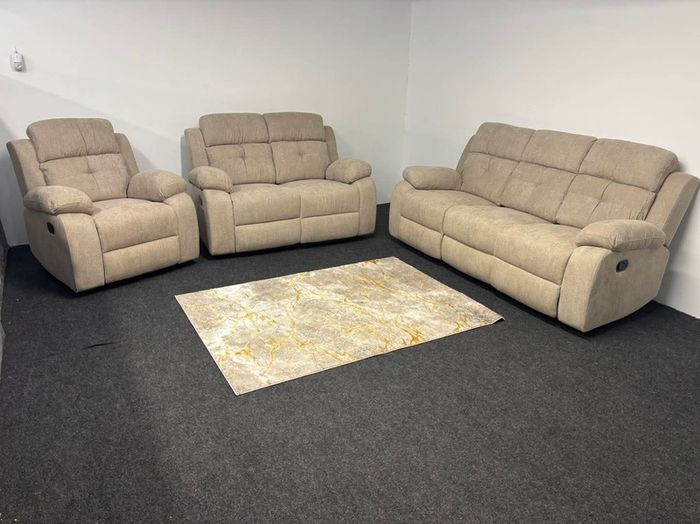 3+2+1 Hudson All Fabric Recliner Sofa Set