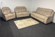 3+2+1 Hudson All Fabric Recliner Sofa Set