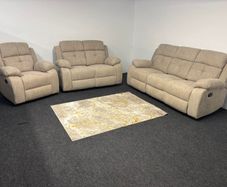 3+2+1 Hudson All Fabric Recliner Sofa Set