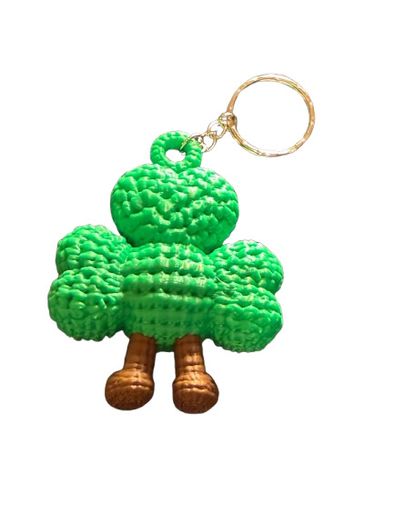 Shamrock Keychain Post Keychain