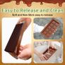 Brand New ROMANVIC Chocolate Mold Silicone Deep, Dubai Chocolate Mold, 2 Pieces Silicone Mold and Spatula, Image 3