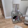 Laura Ashley Mirror chrome and.glass tables Image 3
