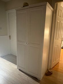 Wardrobe- painted white standalone