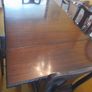 Vintage mahogany dining table and chairs Image 2