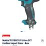12V CXT cordless impact driver bare Image 3
