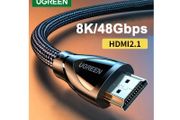 Ugreen 3M HDMI 2.1 UHD/3D 8K (7680x4320@60Hz) 48Gbps Ultra High Speed Cotton Braided (Nickel-Plated) Cable (Brand New/Warranty)