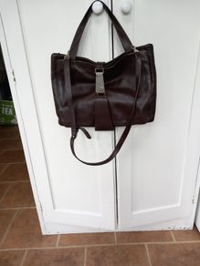 Valentino Orlandi Brown Leather Bag