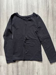 Plain black LS top (Dunnes)