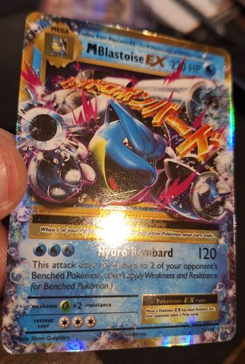 Mega Blastoise EX (Evolutions 22) pokemon card