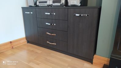 Hacienda Black colour chest of drawers (new)