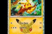 Pikachu 041/128 Holo Rare 19/30 30th Celebration Anniversary Pokemon Card