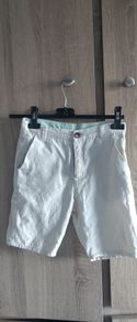 Linen cotton shorts beige boy 122 cm