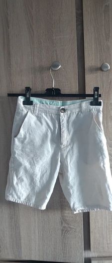 Linen cotton shorts beige boy 122 cm
