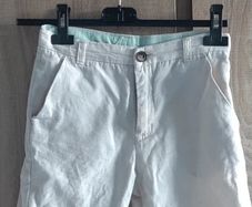 Linen cotton shorts beige boy 122 cm