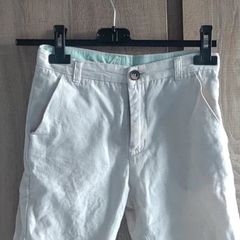 Linen cotton shorts beige boy 122 cm
