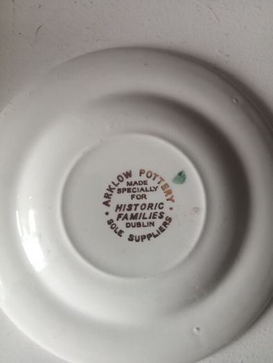 Vintage Arklow Pottery McNeill Family Crest Mini Plate