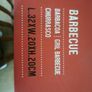 For garden or park picnic, The barbecue is brand new.  L.32XW.20XH.20CM Image 4