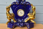 Antique Clock, Hand Painted Porcelain Clock