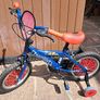 Kids Spiderman Bike 14 inch Wheels with Stabilisers Image 6