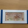 Canada Bank Note & Coin 1996 Set | Uncirculated 2 Dollars Note & Coin | w/Sleeve Image 4