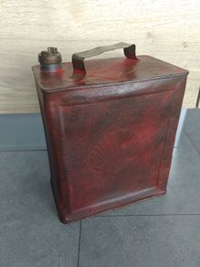 Can post antique shell fuel can