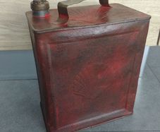 Can post antique shell fuel can