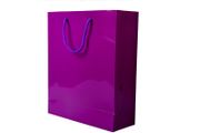 Luxury Purple Gloss Cardboard Gift/Retail/Carrier Bags