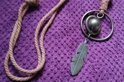 44 cm long Necklace, Unusual Pendant