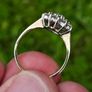 Vintage 9ct Yellow Gold Cluster Ring Image 5