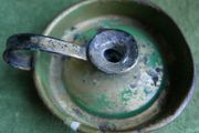 Vintage Green Enamel Candle Holder