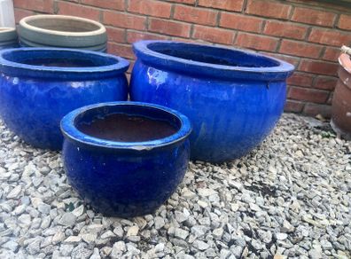 garden planters x 3