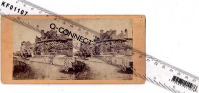 Ruins Of St. John's Castle , Trim, Co. Meath StereoScope  Post-Card