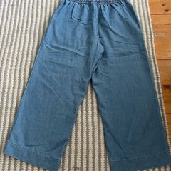 Denim H&M wide leg trousers
