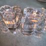 Set Of 2 Crystal Nightlight Or Candle Holder No Stamp. Image 5