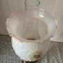 Stunning Antique Brass Oil Lamp Image 8