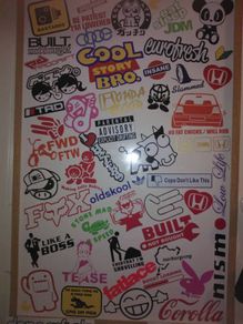 All stickers available