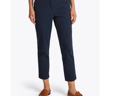 Tommy Hilfiger Womens Navy Blue Slim Chino Trousers US 8 Fits UK 10